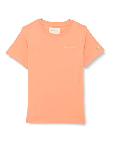 Champion Mädchen Eco Future Light Jersey Regular S/S T-Shirt, Pfirsichrosa, 13-14 Jahre von Champion