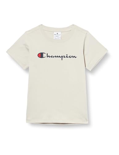 Champion Mädchen Legacy American Classics G-S-s Crewneck T-Shirt, Silber grau, 9-10 Jahre von Champion