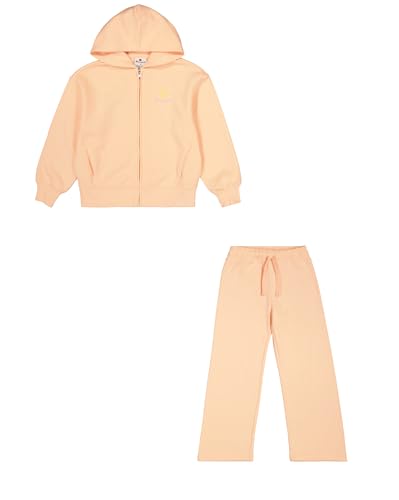 Champion Mädchen Legacy Emotional Dance (405045) - Ultra-light Soft Compact Powerblend Fleece Hooded Trainingsanzug Kinder, Rosa (PS187), 7-8 Jahre EU von Champion