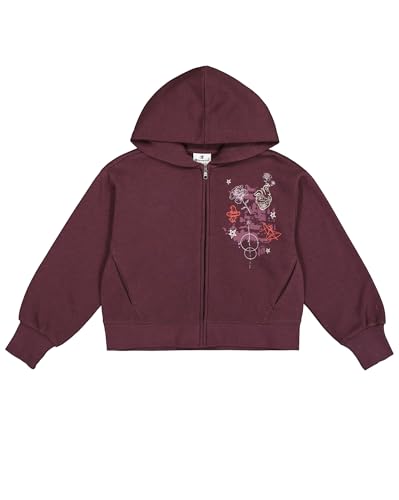 Champion Mädchen Legacy Emotional Dance G (405015) -Ultra-Light Soft Compact Fleece (240gr) Full-Zip Hooded Kapuzenpullover, Lila (Vs503), 15-16 Jahre von Champion