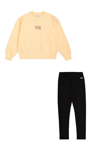 Champion Mädchen Legacy Girl-Crewneck Sweatsuit, Pink (PS196), 13-14 Jahre von Champion