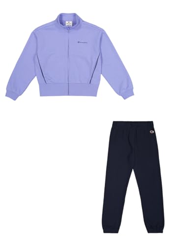 Champion Mädchen Legacy Girl-Full Zip Elastic Cuff Sweatsuit, Violett (VS097), 15-16 Jahre von Champion