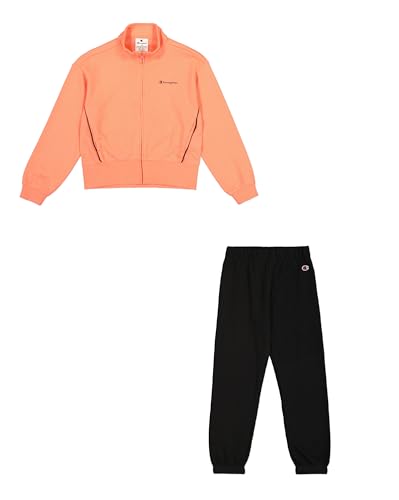 Champion Mädchen Legacy Girl-Full Zip Sweatsuit Elastic Cuff Trainingsanzug, Pink (PS202), 5-6 Jahre von Champion