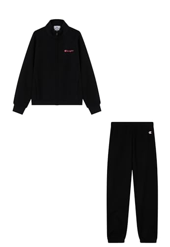 Champion Mädchen Legacy Girls Sweatsuit, Schwarz, L von Champion