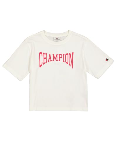 Champion Mädchen Legacy Graphic Shop G (405025) -Crewneck Kurzarm Shirt, Rosa (WW003), 15-16 Years von Champion