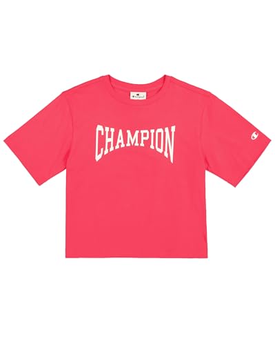 Champion Mädchen Legacy Graphic Shop G (405025) -Crewneck Kurzarm Shirt, lila (VS036), 7-8 Years von Champion