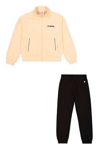 Champion Mädchen Legacy Graphic Shop G (405047) -Ultra-Light Soft Compact Powerblend Terry High-Neck Trainingsanzug Kinder, Rosa (PS187), 15-16 Years von Champion