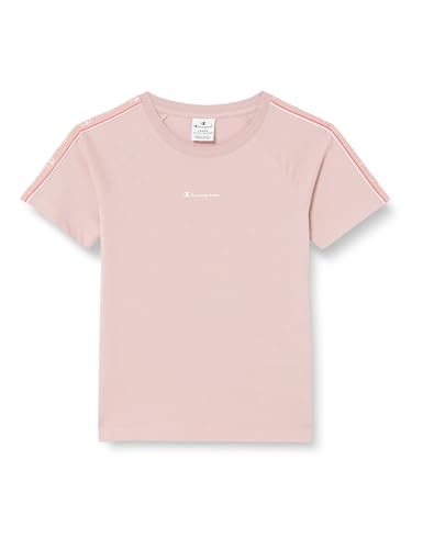 Champion Mädchen Legacy Tape 2.0 G-S-s Crewneck T-Shirt, Rosa, 15-16 Jahre von Champion