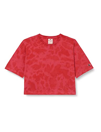 Champion Mädchen Rochester 1919-Champion Logo Tie Dye Oversized T-Shirt, Fuchsia (Fpl), 15-16 Jahre von Champion