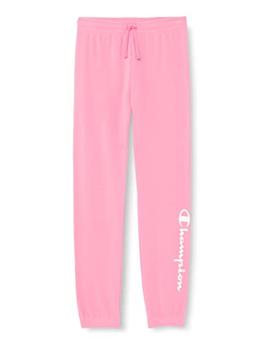 Champion Mädchen und Jungen Legacy American Classics Powerblend Logo Elastic Cuff Trainingshose, Hot Pink, 13-14 Jahre von Champion