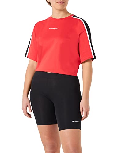 Champion Mädchen und Jungen Legacy American Classics Tight Biker Shorts, Schwarz, 13-14 Jahre von Champion