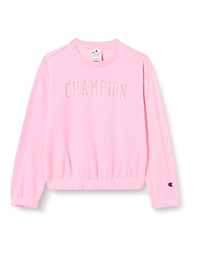 Champion Mädchen und Jungen Rochester 1919 C-Campus Boxy Crewneck Sweatshirt, Rosa Baumwolle Candy (Ccpf), 3-4 Jahre von Champion