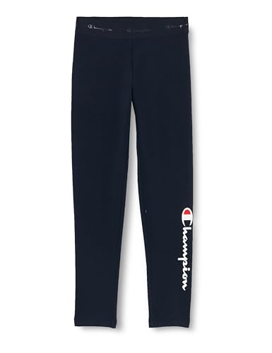 Champion Mädchen und Mädchen Legacy American Classics G-Big Logo Light-Stretch Fleece Leggings, Blu Marino, 5-6 Jahre von Champion