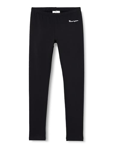 Champion Mädchen Legacy American Classics G-Light-Stretch Fleece Leggings, Nero, 15-16 Jahre von Champion