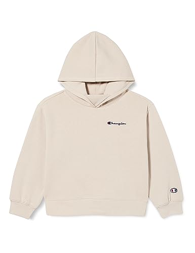 Champion Mädchen und Mädchen Legacy American Classics G Script Logo Ultralight Powerblend Boxy Fleece Kapuzenpullover, Grigio Argento, 13-14 Jahre von Champion