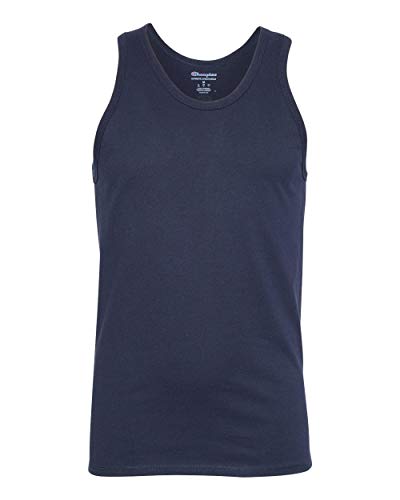 Champion Mens Ringspun Cotton Tank Top (CP30) -Navy -S von Champion