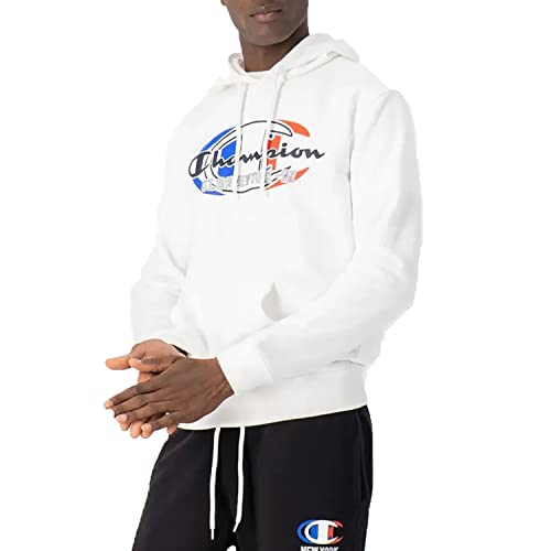 Champion P-E Sweatshirt mit Kapuze Art.217276, Ww001 Weiß, M von Champion