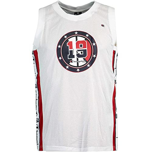 Champion Patch Mesh Tank (XL, White) von Champion