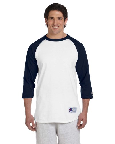 Champion Raglan Baseball T-Shirt M Assorted von Champion