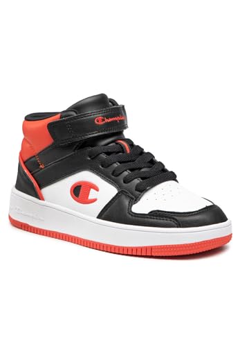 Champion Rebound 2.0 Mid B Gs Sneaker, Schwarz, Weiß, Rot, Kk003, 38 EU von Champion