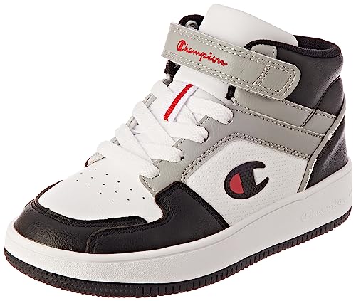 Champion Rebound 2.0 Mid B Gs Sneakers, Weiß Grau Schwarz Ww014, 38 EU von Champion