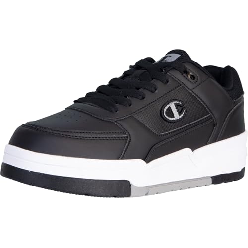 Champion Rebound Heritage Low Sneaker Trainer Schuhe (Black Grey, EU Schuhgrößensystem, Erwachsene, Numerisch, M, 43) von Champion