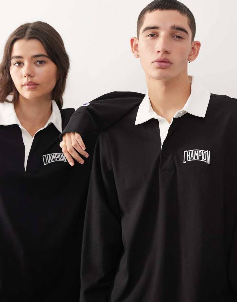 Champion - Rugby-Hemd in Schwarz von Champion