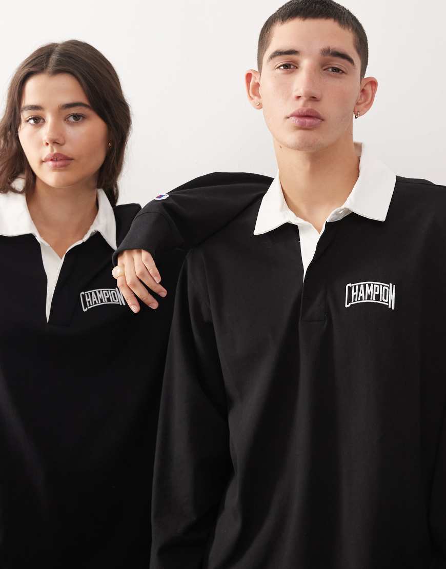 Champion - Rugby-Hemd in Schwarz von Champion