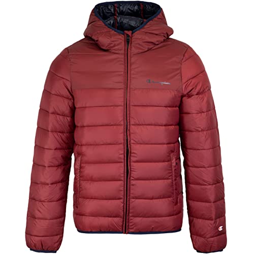 Champion Small Logo Jacket Winterjacke (L, red/navy) von Champion