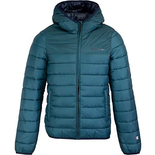 Champion Small Logo Jacket Winterjacke (XL, green/navy) von Champion