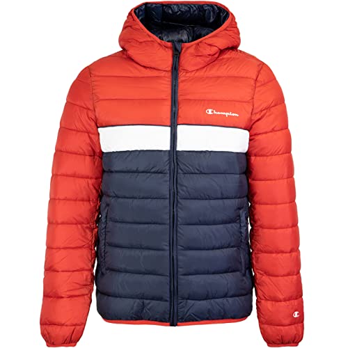 Champion Small Logo Jacket Winterjacke (XL, red/navy/white) von Champion