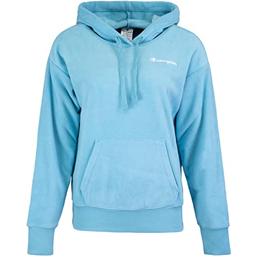 Champion Small Logo Women Hoody (M, Blue) von Champion