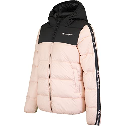 Champion Small Logo Women Jacket Winterjacke (S, pink/black) von Champion