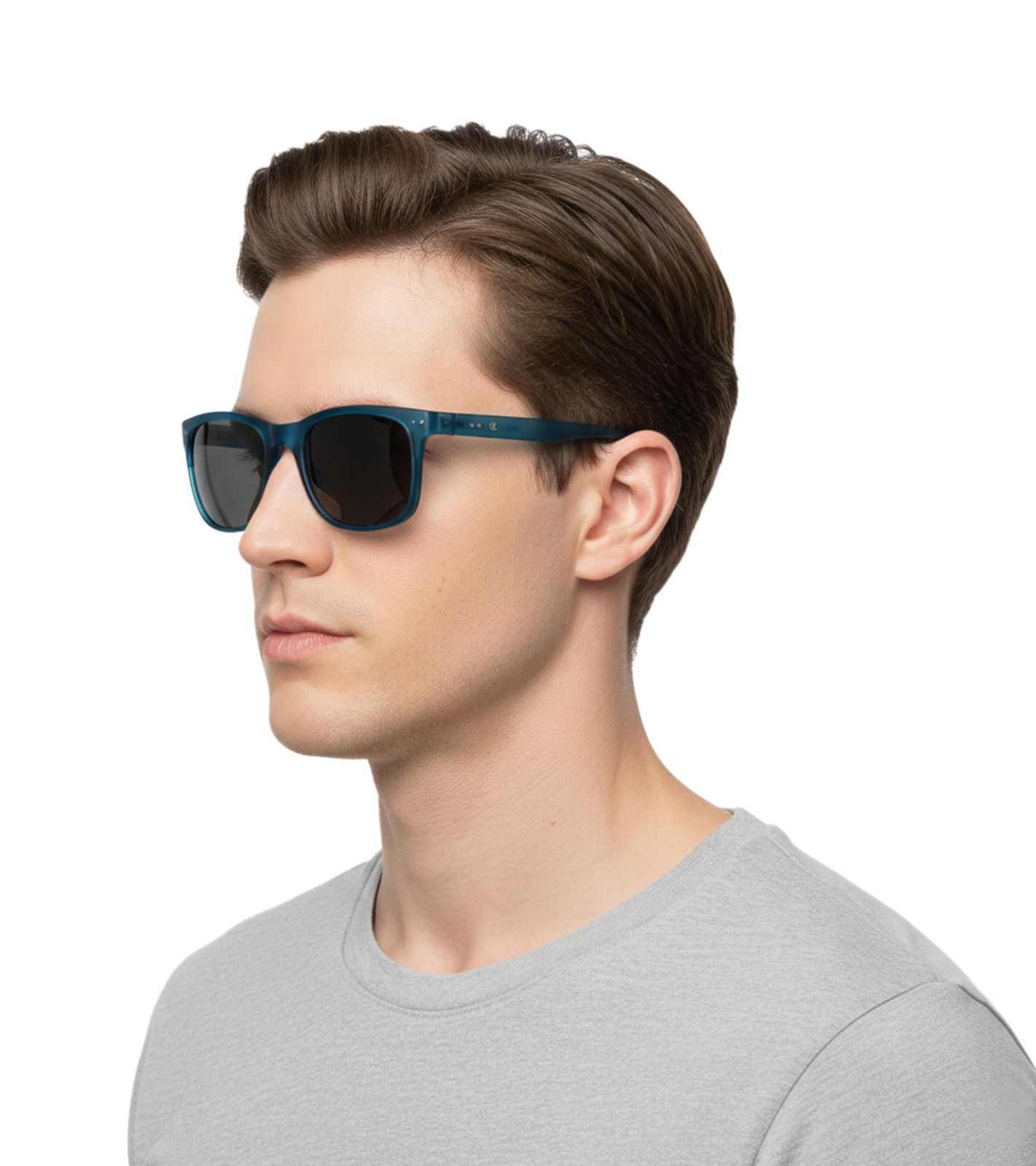 Champion Sonnenbrille Herren Freizeit-Brille mit leicht transparentem Rahmen Urlaubs-Brille CU516303 Blau von Champion