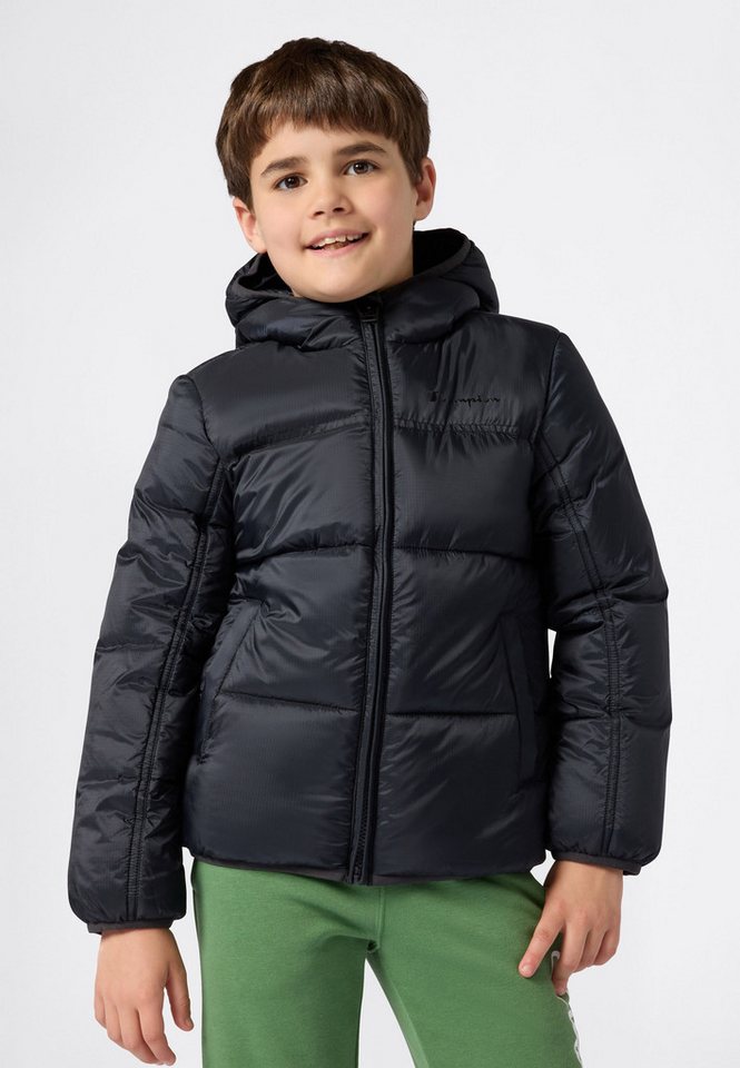 Champion Steppjacke Colorblock Outdoor Hooded Jacket (1-St) für aktive Tage und Training, sportlicher Stil, mit Kapuze von Champion