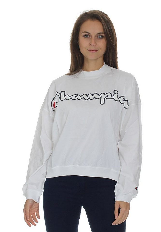 Champion Sweater Champion Longsleeve Damen 113197 F20 WW001 WHT Weiss von Champion