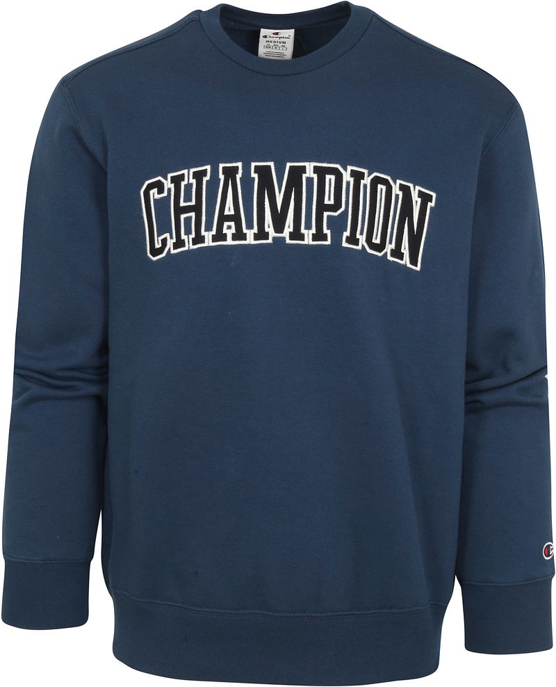 Champion Sweater Logo Navy - Größe L von Champion