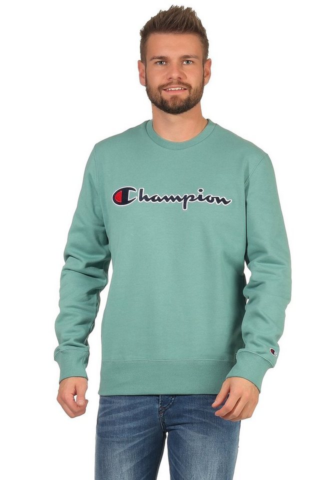 Champion Sweatshirt Champion Crew-Neck Herren 214720 F20 BS117 OBE Grün von Champion