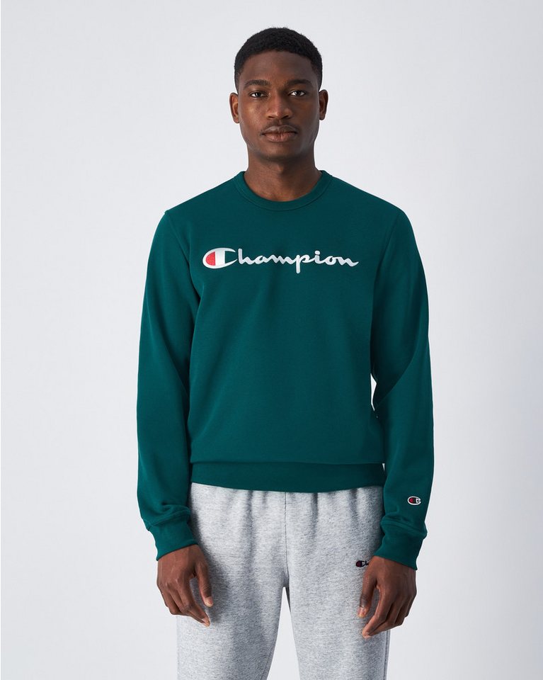Champion Sweatshirt Crewneck Herren-Sweatshirt grün von Champion