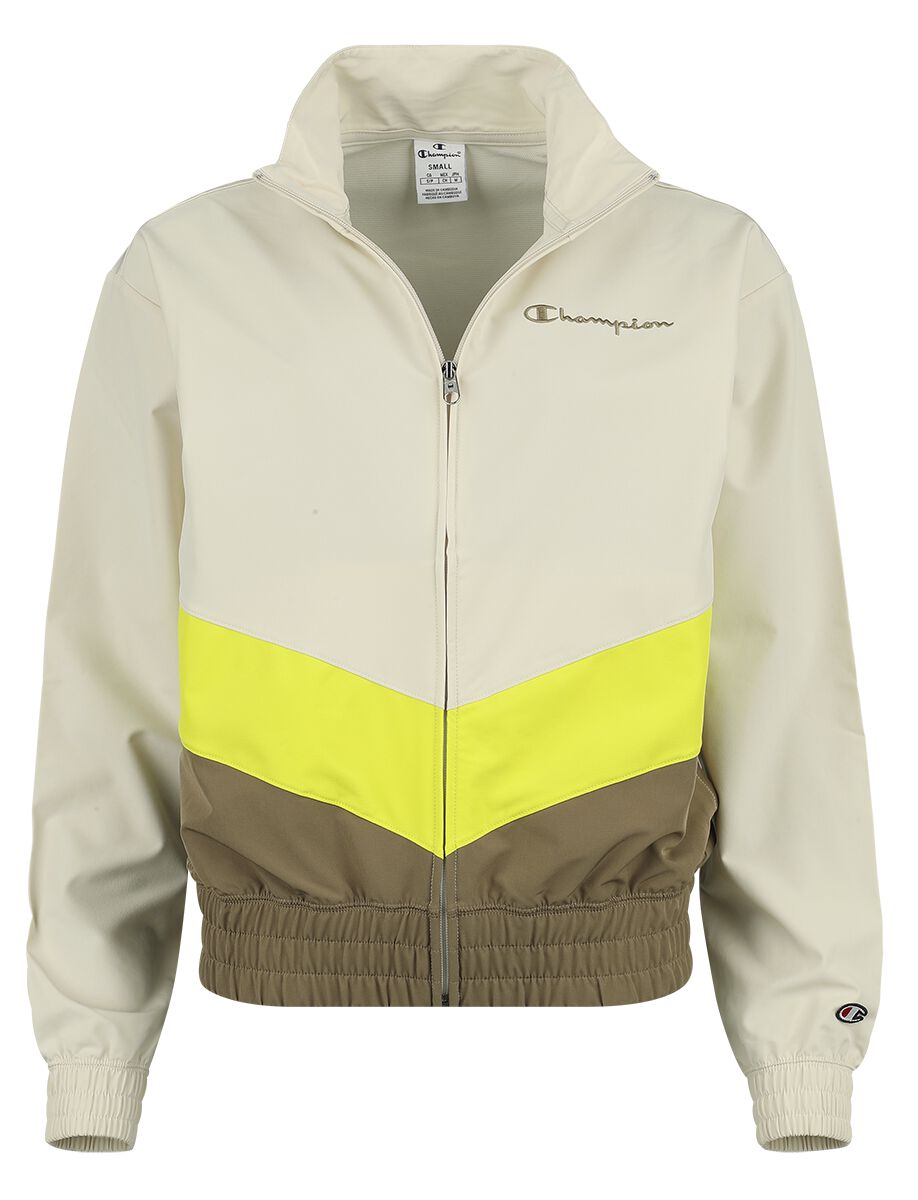 Champion Sweatshirt - Full Zip Top - S bis XL - für Damen - Größe L - beige von Champion