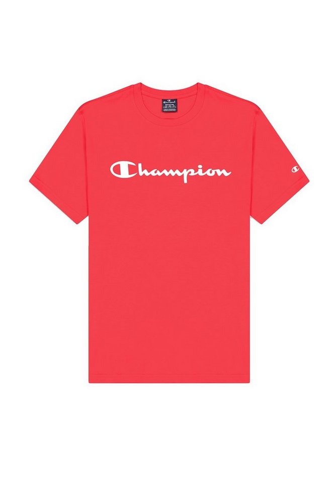 Champion T-Shirt Champion Herren T-Shirt 218531 RS005 LLR Rot von Champion