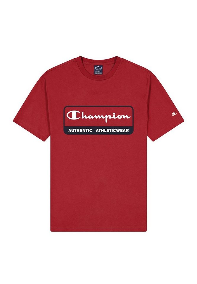 Champion T-Shirt Champion Herren T-Shirt 219165 RS053 HTR Rot von Champion