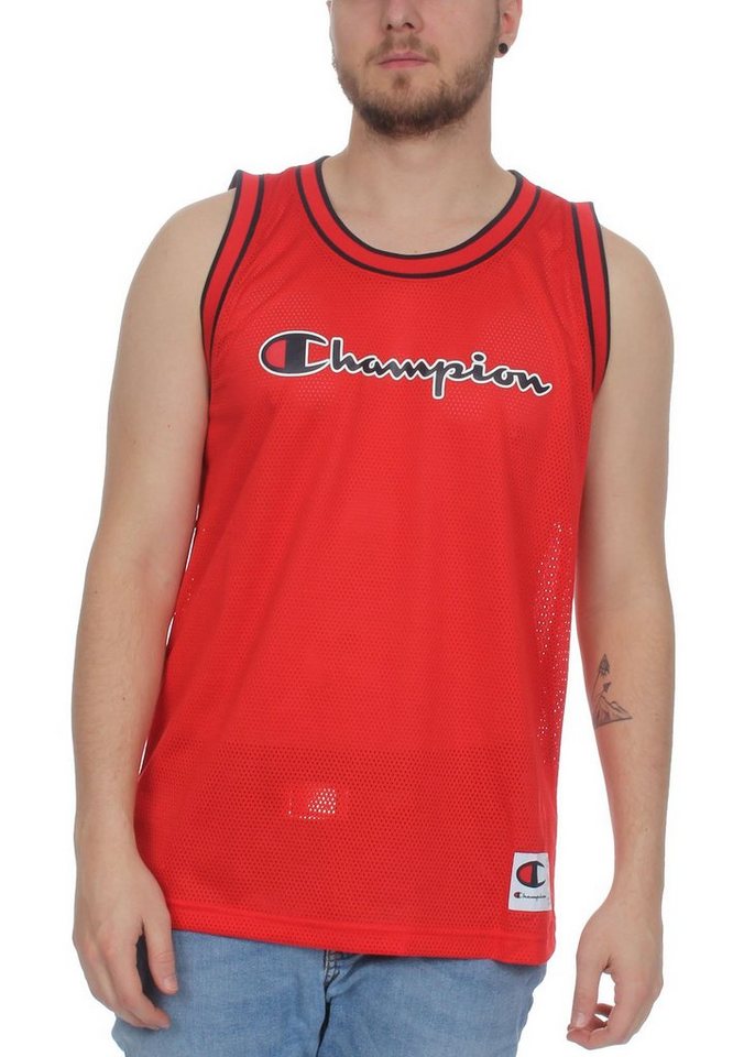 Champion T-Shirt Champion Tank Herren 213386 S19 RS017 BYR/NNY Rot Dunkelblau von Champion