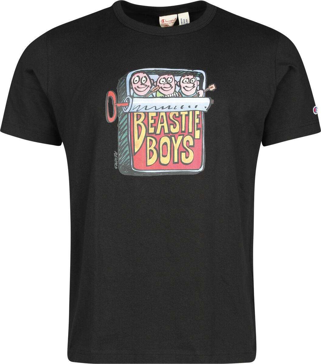 Champion T-Shirt - Champion x Beastie Boys - Crewneck T-Shirt - S bis XL - für Männer - Größe S - schwarz von Champion