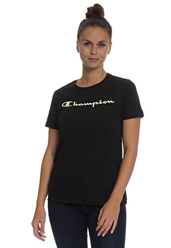 Champion T-Shirt Damen 113223 F20 KK001 NBK Schwarz, Größe:L von Champion