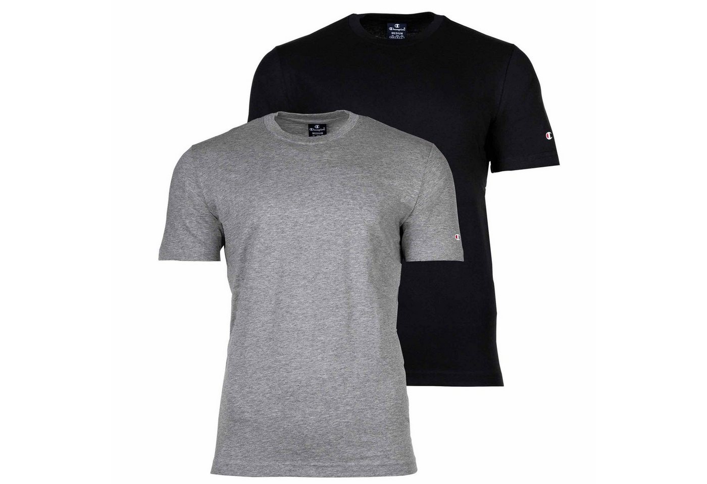 Champion T-Shirt Herren T-Shirt, 2er Pack - Rundhals, Baumwolle von Champion