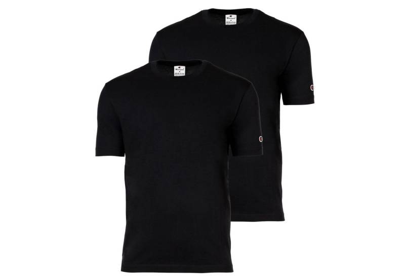 Champion T-Shirt Herren T-Shirt 2er Pack Baumwolle (Packung, 2er Pack) von Champion