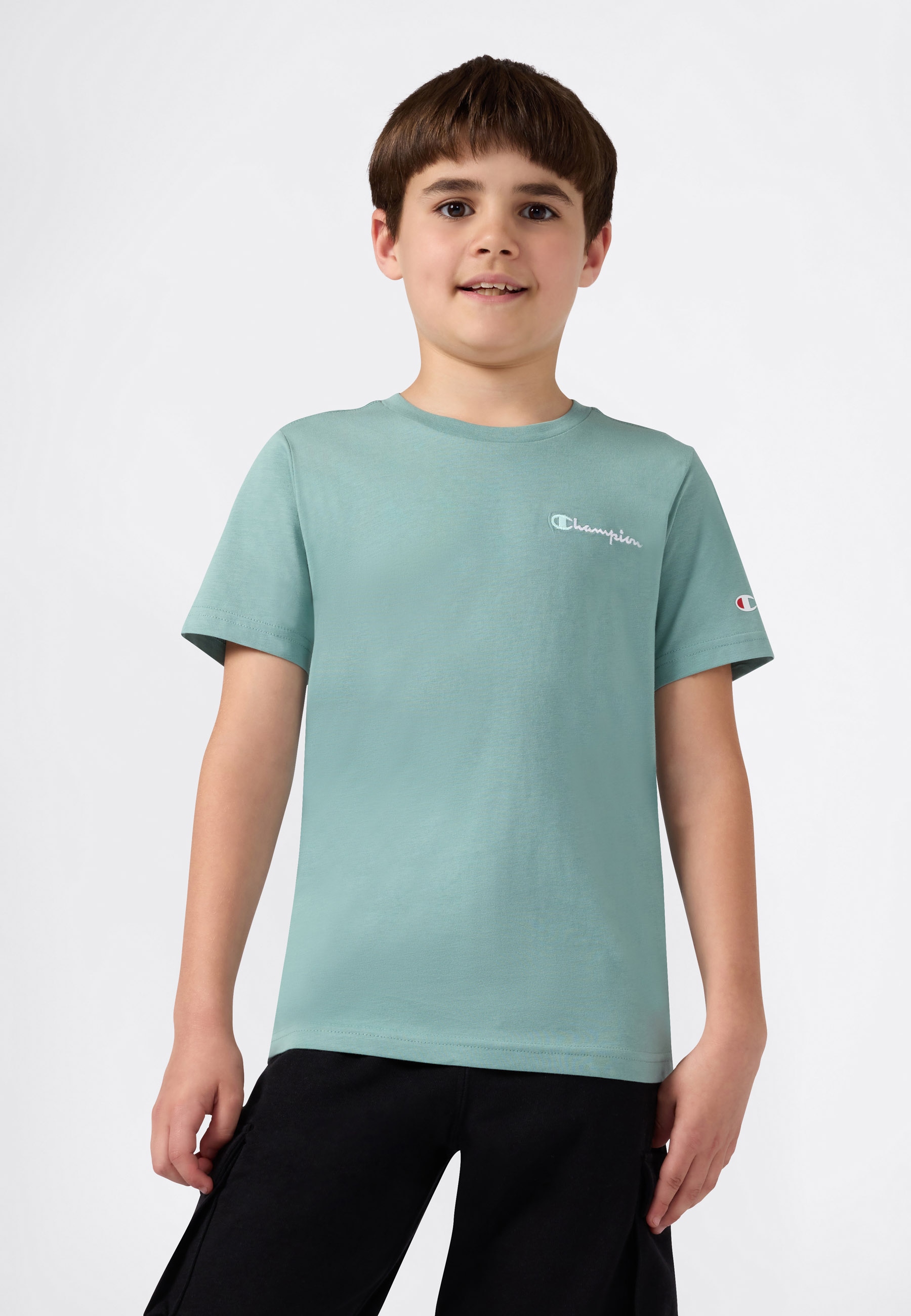Champion T-Shirt "ICONS CONTRAST Crewneck T-Shirt" 1 Stk. sportlicher Stil, klassischer Schnitt, für Kinder von Champion