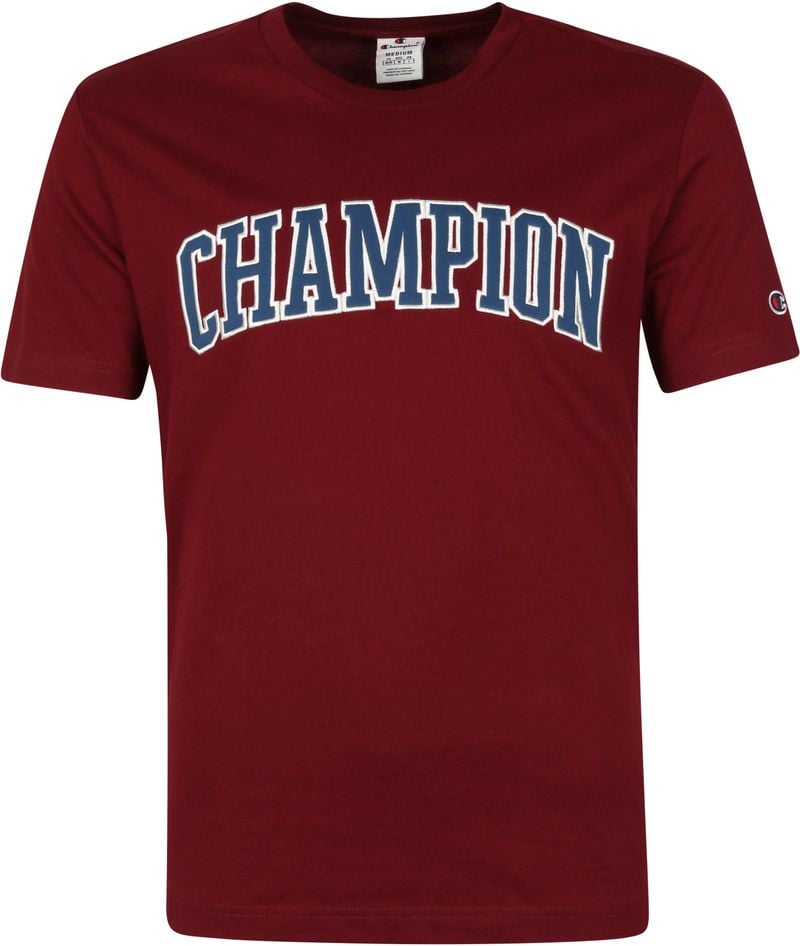 Champion T-Shirt Logo Bordeaux - Größe M von Champion