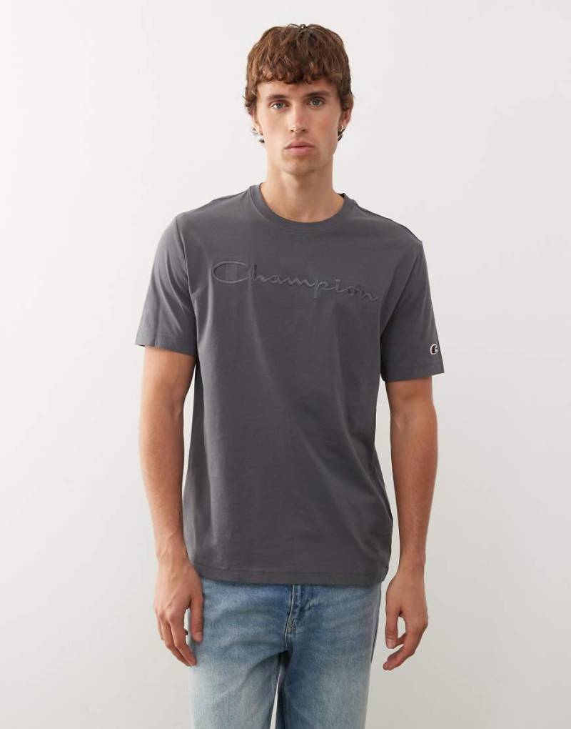 Champion - T-Shirt in Grau von Champion